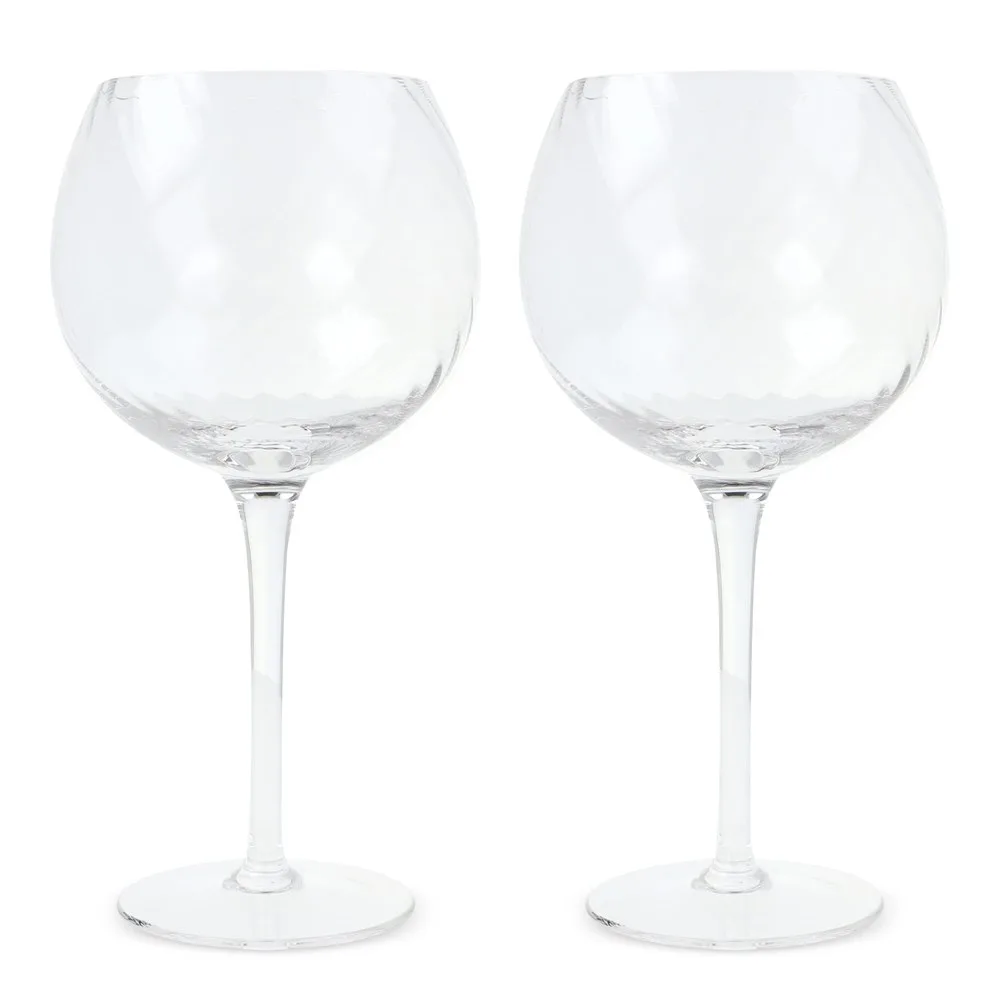 Byon Opacity set van 2 wijnglazen met stijlvol glaspatroon 470ml transparant - Hidalgo Byon Opacity set van 2 wijnglazen met stijlvol glaspatroon 470ml, transparant