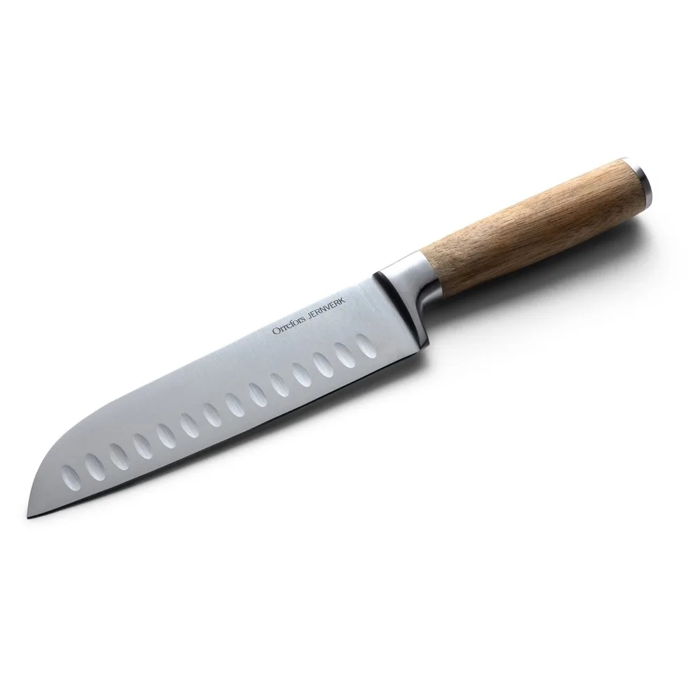 Orrefors Jernverk Santoku koksmes productfoto 2 - Hidalgo Orrefors Jernverk Santoku koksmes — productfoto 2
