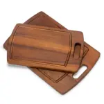 Orrefors Jernverk 2-pack Acacia houten snijplanken - Hidalgo-werbeartikel Orrefors Jernverk 2-pack Acacia houten snijplanken