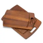 Orrefors Jernverk 2-pack Acacia houten snijplanken — productfoto 2