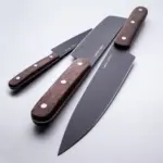 Orrefors Jernverk messenset van hout set van 3 — productfoto 2