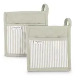 Lord Nelson Victory ovenwanten set 2 stuks, lichtgroen / wit