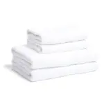 Lord Nelson Fairtrade handdoek 70x130cm set van 3, wit