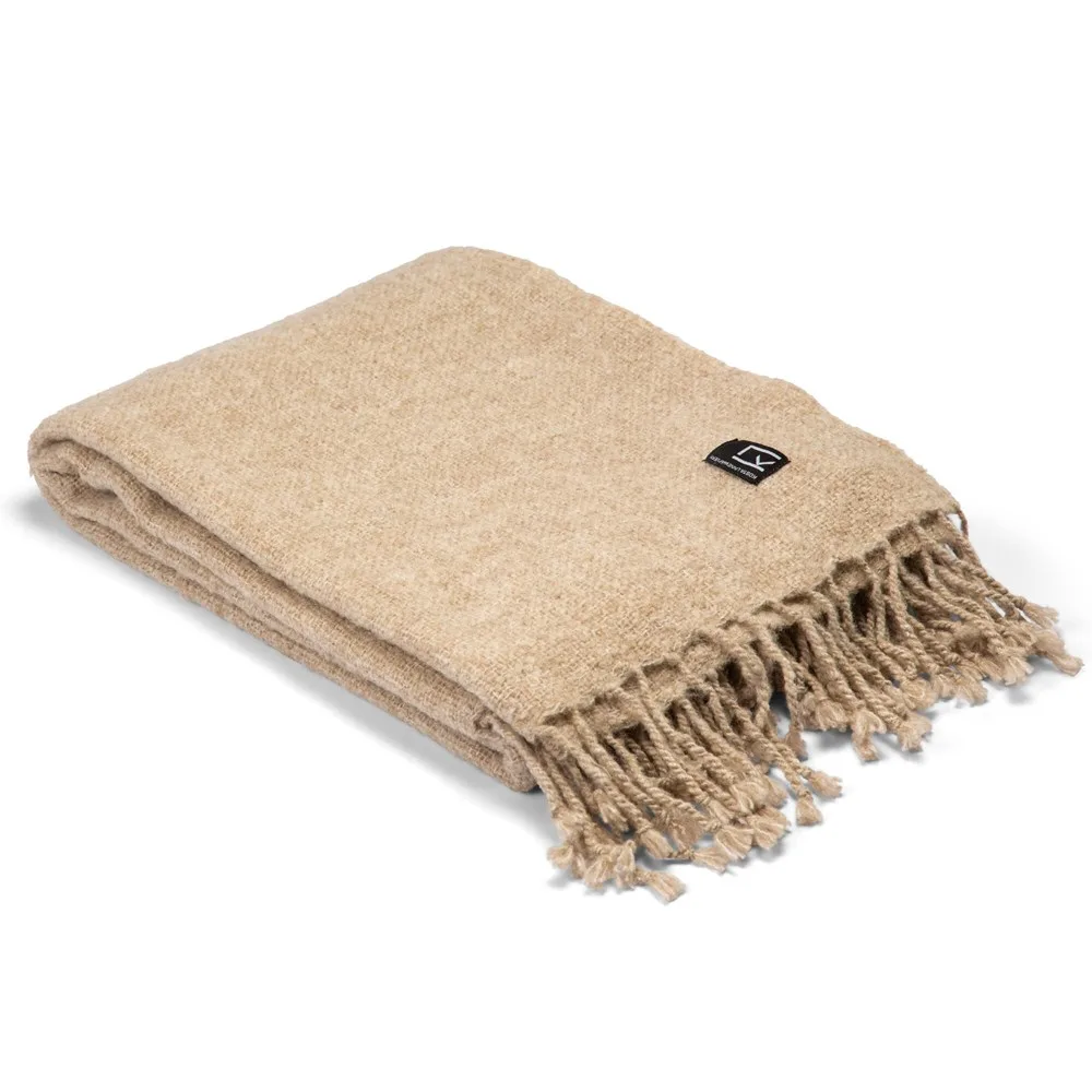 Kosta Linnewafveri Sjövallen deken 130x170 cm beige - Hidalgo Kosta Linnewafveri Sjövallen deken 130x170 cm, beige