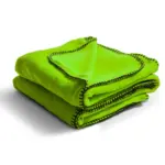 Nightingale fleece deken 130x170 cm, lichtgroen