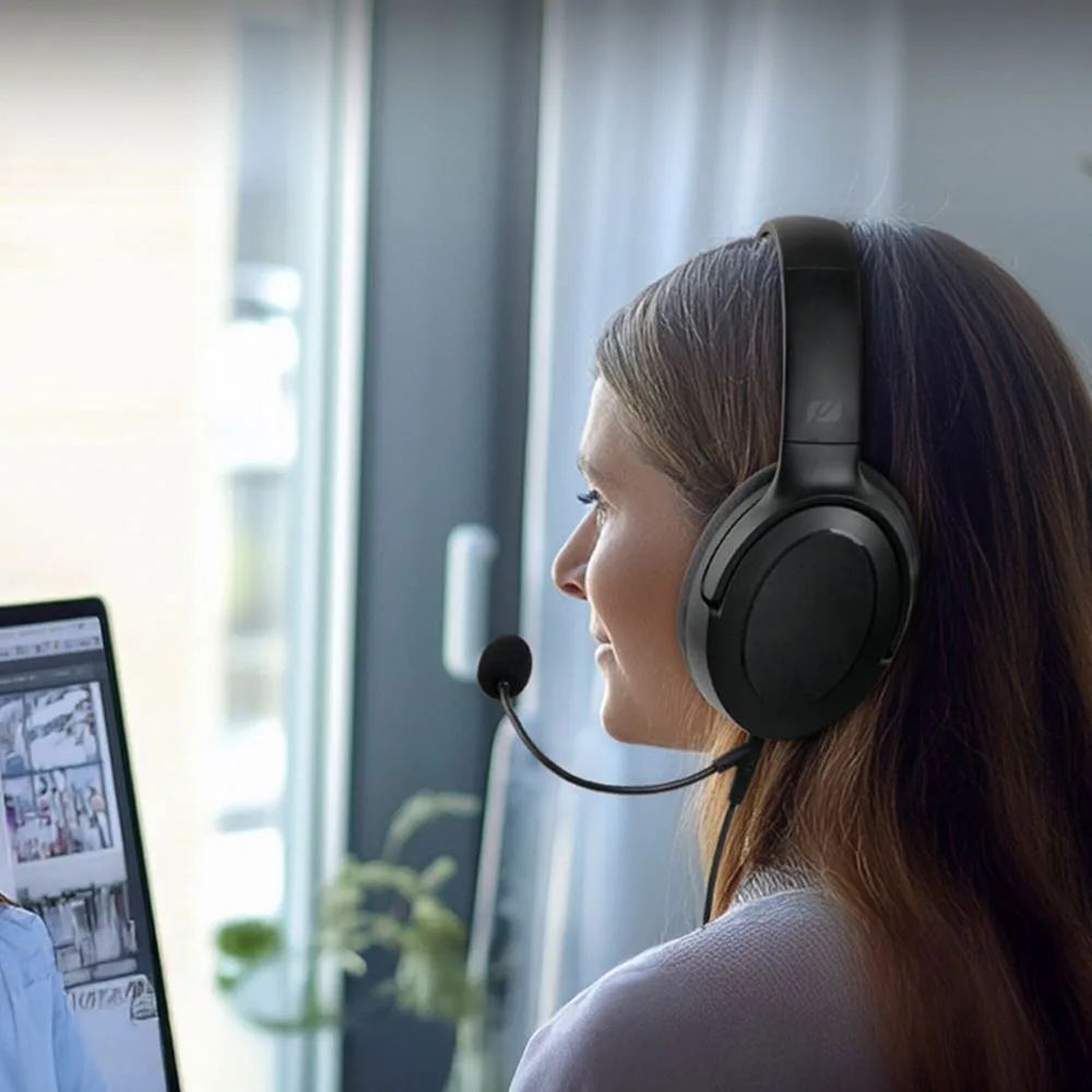 M-212 CH | Muse bedrade Koptelefoon met microfoon productfoto 2 - Hidalgo-werbeartikel M-212 CH | Muse bedrade Koptelefoon met microfoon — productfoto 2