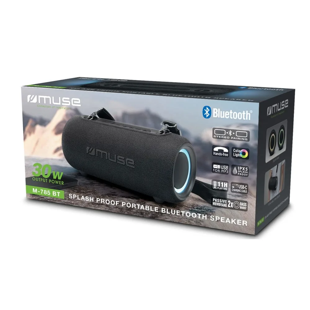 M-785 BT | Muse Bluetooth Waterbestendige Speaker 30W productfoto 4 - Hidalgo M-785 BT | Muse Bluetooth Waterbestendige Speaker 30W — productfoto 4