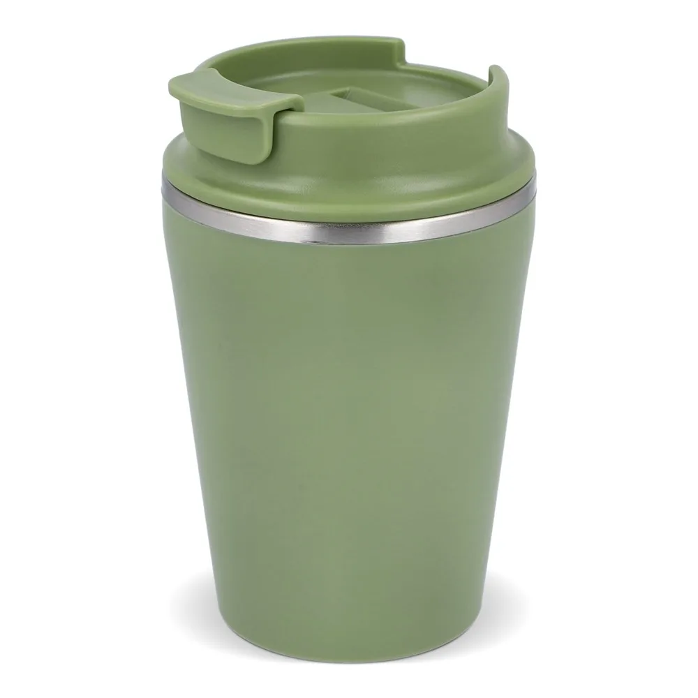 InSideOut T-cup 280ml olijfgroen - Hidalgo-werbeartikel InSideOut T-cup 280ml, olijfgroen