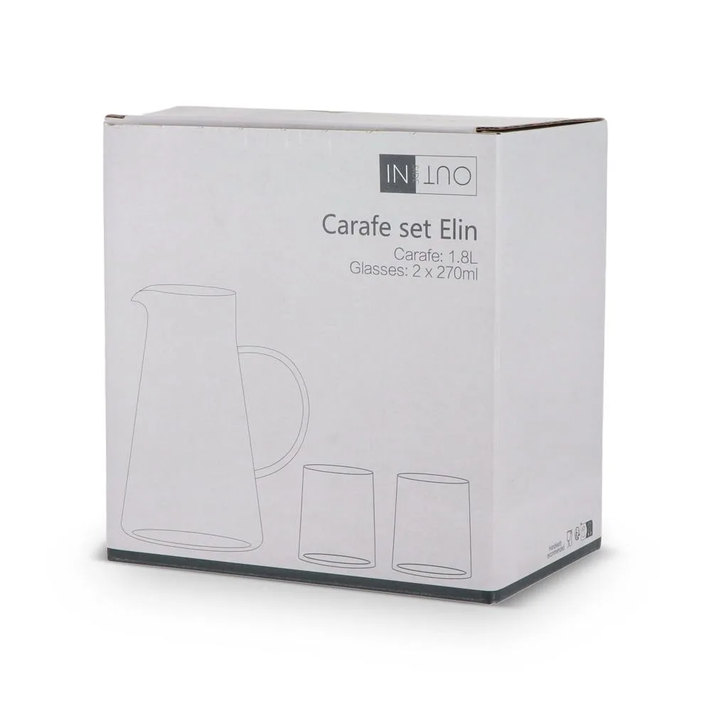 InSideOut Karaf Elin met 2 glazen productfoto 3 - Hidalgo InSideOut Karaf Elin met 2 glazen — productfoto 3