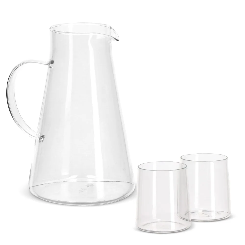 InSideOut Karaf Elin met 2 glazen transparant - Hidalgo InSideOut Karaf Elin met 2 glazen, transparant