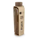 InSideOut Gerecyclede glazen Waterfles ReuuZ met houten dop 650 ml — productfoto 5
