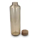 InSideOut Gerecyclede glazen Waterfles ReuuZ met houten dop 650 ml — productfoto 6