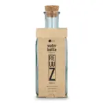 InSideOut Vierkante Gerecycled glas Waterfles ReuuZ met kurkstop 500ml — productfoto 4