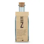 InSideOut Vierkante Gerecycled glas Waterfles ReuuZ met kurkstop 500ml — productfoto 5