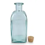 InSideOut Vierkante Gerecycled glas Waterfles ReuuZ met kurkstop 1L productfoto 7 - Hidalgo InSideOut Vierkante Gerecycled glas Waterfles ReuuZ met kurkstop 1L — productfoto 7