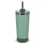 InSideOut Roestvrijstalen Dubbelwandige Drinkbeker Norden met Rietje 600 ml, mint