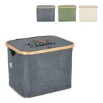InSideOut opvouwbare mand met deksel Sogne 405 x 33 x 30cm rPET - Hidalgo InSideOut opvouwbare mand met deksel Sogne 40.5 x 33 x 30cm rPET