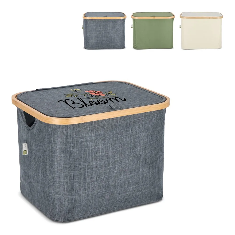 InSideOut opvouwbare mand met deksel Sogne 40.5 x 33 x 30cm rPET