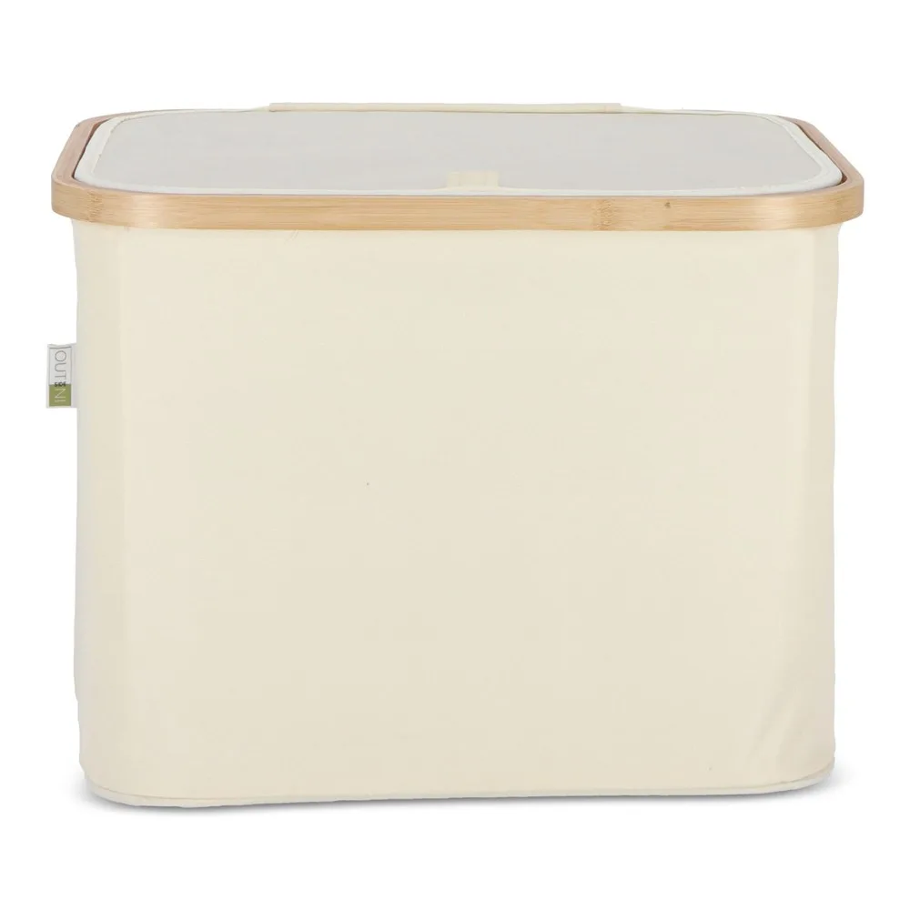 InSideOut opvouwbare mand met deksel Sogne 405 x 33 x 30cm rPET ecru - Hidalgo InSideOut opvouwbare mand met deksel Sogne 40.5 x 33 x 30cm rPET, ecru