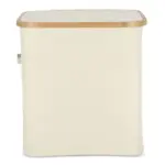 InSideOut opvouwbare mand met deksel Sogne 40,5 x 33 x 42cm rPET, ecru