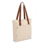 InSideOut Reuuz Canvas Draagtas 33 x 42 x 10 cm, ecru / bruin