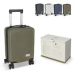 De Nordlyft InSideOut trolley, met afneembare wielen, past onder de stoel.
