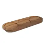InSideOut Houten standaard met 3 keramische ronde kommen — productfoto 5
