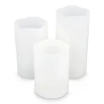 Koselys 3-delige set LED-waxkaarsen (op batterijen) — productfoto 2