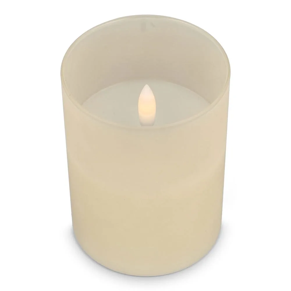 Nyelle oplaadbare LED Wax kaars in glas productfoto 2 - Hidalgo Nyelle oplaadbare LED Wax kaars in glas — productfoto 2