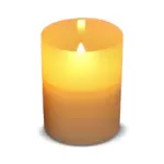 Nyelle oplaadbare LED Wax kaars in glas — productfoto 3