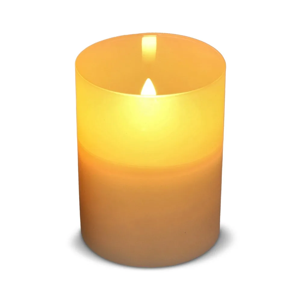Nyelle oplaadbare LED Wax kaars in glas productfoto 3 - Hidalgo Nyelle oplaadbare LED Wax kaars in glas — productfoto 3