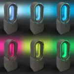 inSide Out Bladeless Soft Wind Fan Brislux met LED-verlichting — productfoto 5
