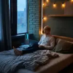 inSide Out Bladeless Soft Wind Fan Brislux met LED-verlichting — productfoto 10