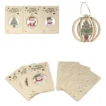 InSideOut Houten kerstornament set van 3 - Hidalgo-werbeartikel InSideOut Houten kerstornament set van 3