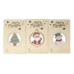 InSideOut Houten kerstornament set van 3 — productfoto 2