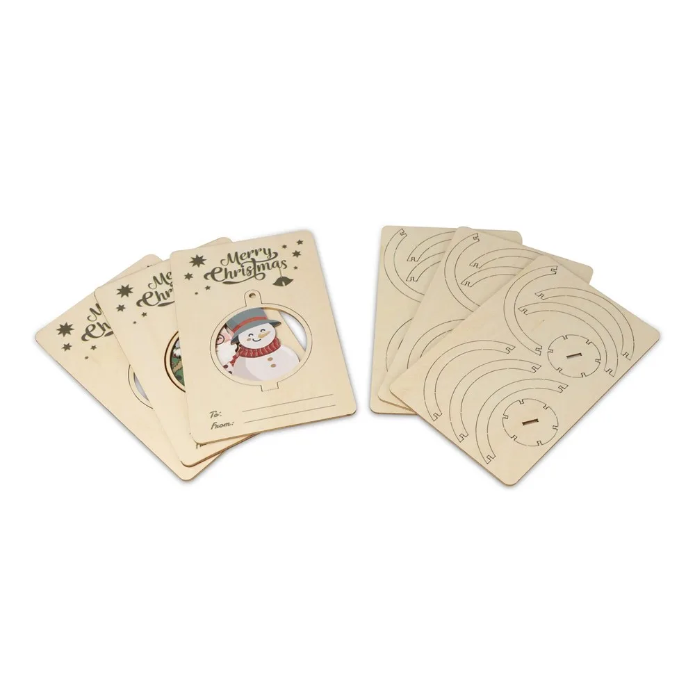 InSideOut Houten kerstornament set van 3 productfoto 3 - Hidalgo-werbeartikel InSideOut Houten kerstornament set van 3 — productfoto 3