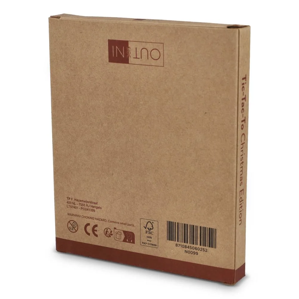 InSideOut Houten Kerstmis tic-tac-toe productfoto 2 - Hidalgo-werbeartikel InSideOut Houten Kerstmis tic-tac-toe — productfoto 2