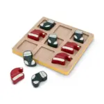 InSideOut Houten Kerstmis tic-tac-toe — productfoto 8