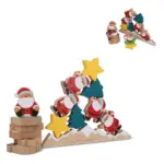 InSideOut Houten Kerstman-balanceerspel - Hidalgo-werbeartikel InSideOut Houten Kerstman-balanceerspel