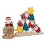 InSideOut Houten Kerstman-balanceerspel — productfoto 2