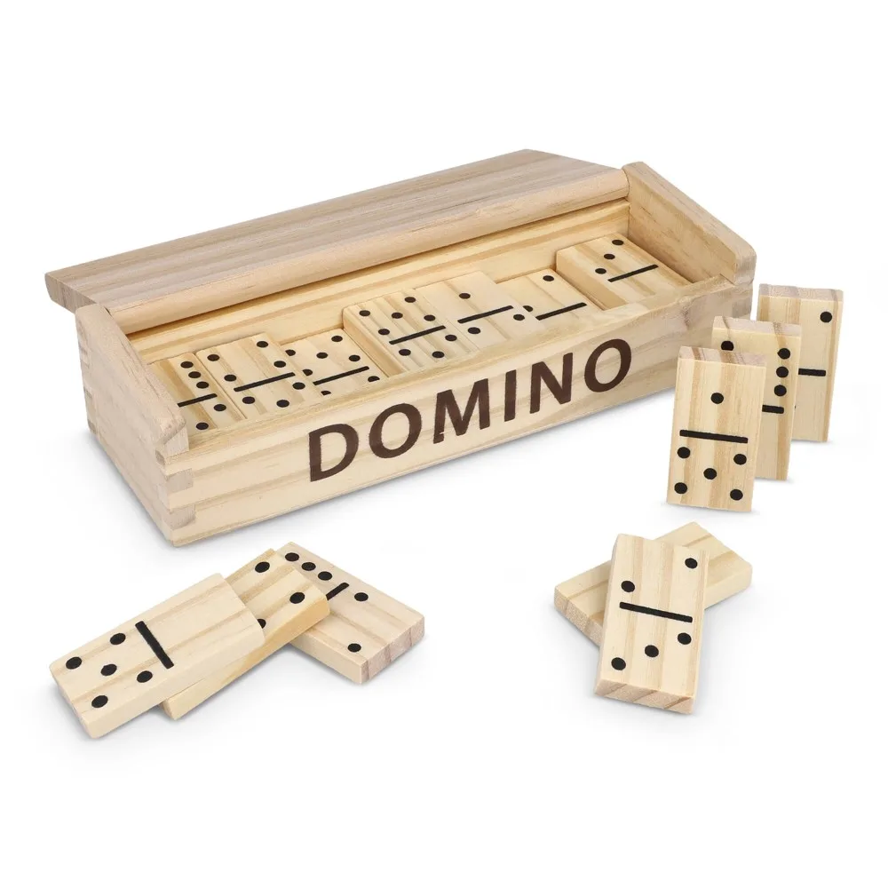 Dominospiel bedrucken InSideOut Holz nachhaltig 28-teilig — Produktfoto 17