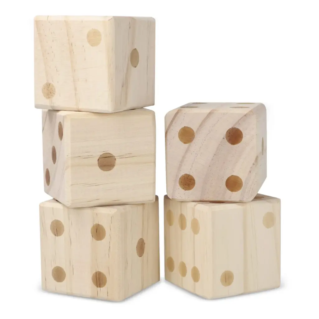 InSideOut Reuze houten dobbelsteen spel — productfoto 3