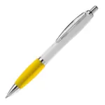 Balpen Hawaï hardcolour, wit / geel