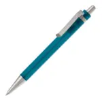 Balpen Antarctica metalen clip, ecru / lichtblauw