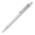 Balpen Antarctica metalen clip, wit