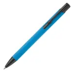 Balpen Alicante soft touch, lichtblauw / zwart