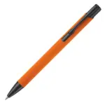 Balpen Alicante soft touch, oranje / zwart