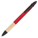 3-kleuren pen met bamboe grip — productfoto 2