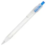 R-PET pen transparant blauw - Hidalgo-werbeartikel R-PET pen, transparant blauw