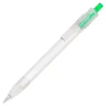 R-PET pen, transparant groen